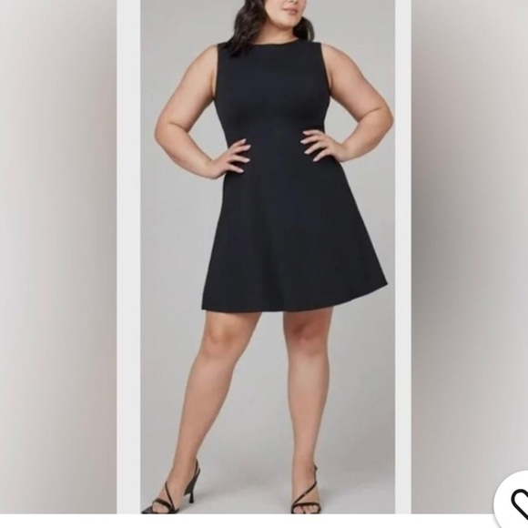 SPANX Classic Black Mini Dress - Picture 2 of 7